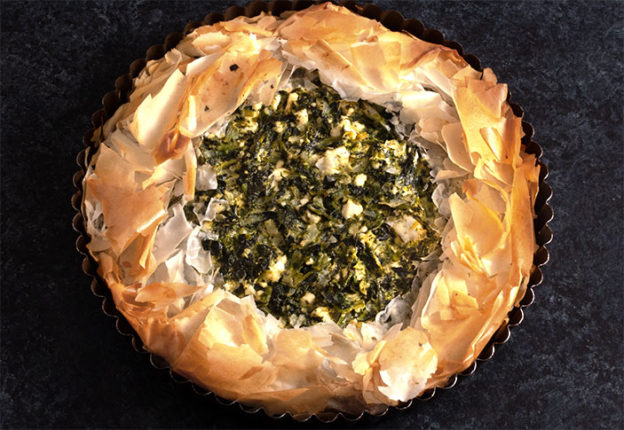 Picture of spanakopita pie