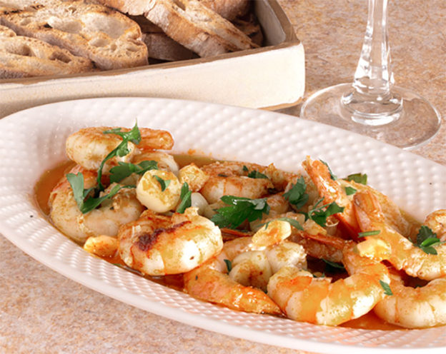 Picture of Spanish shrimp tapas