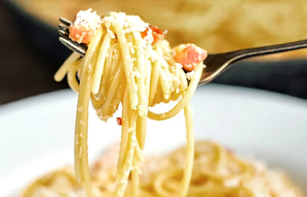 Picture of spaghetti carbonara